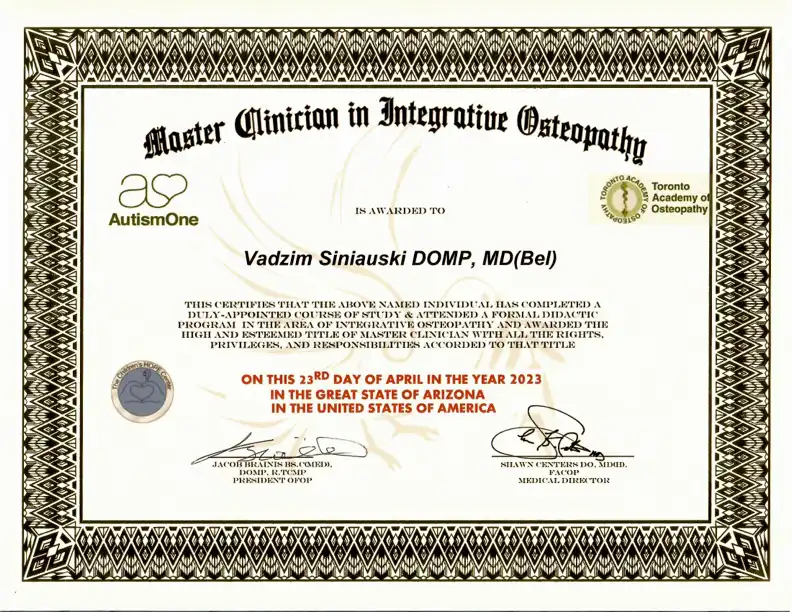 Vadzim-Siniauski-DOMP-certificate-June-2023-Arizona-updated